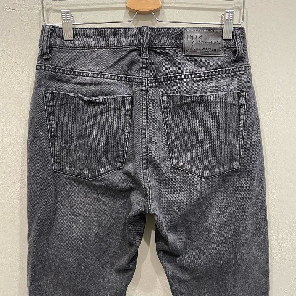 One Teaspoon High Waist Freebird Rigid Skinny Leg Jeans - Size: 27 - Picture 6 of 8
